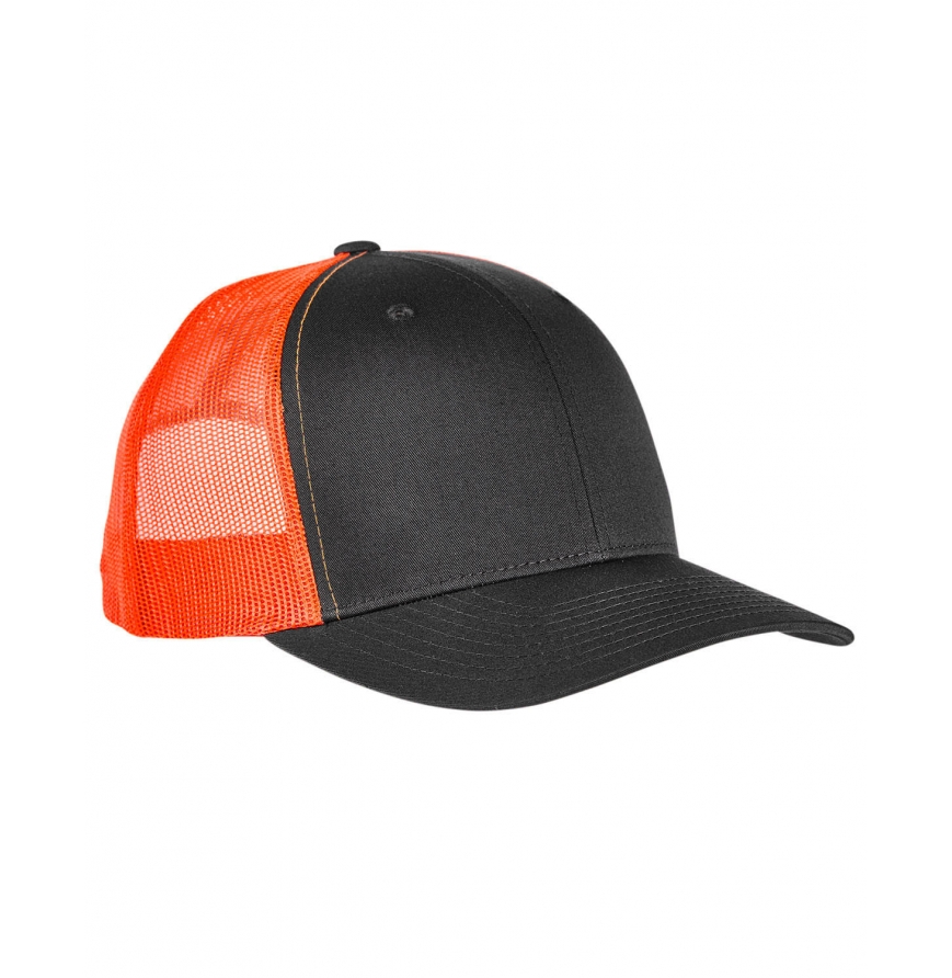 CHARCOAL-NEON ORANGE