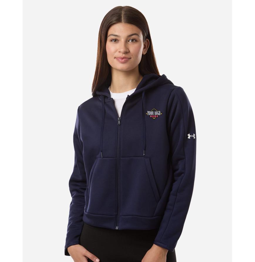 Womens Armour Fleece Pro Hooded Full-Zip