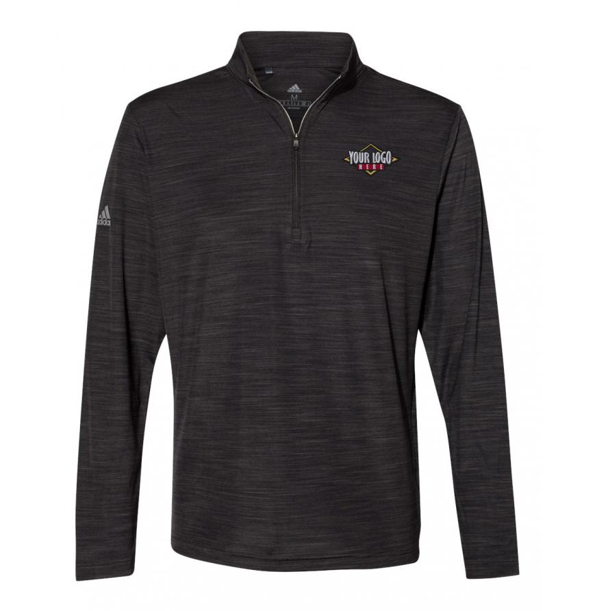 Lightweight Mlange Quarter-Zip Pullover