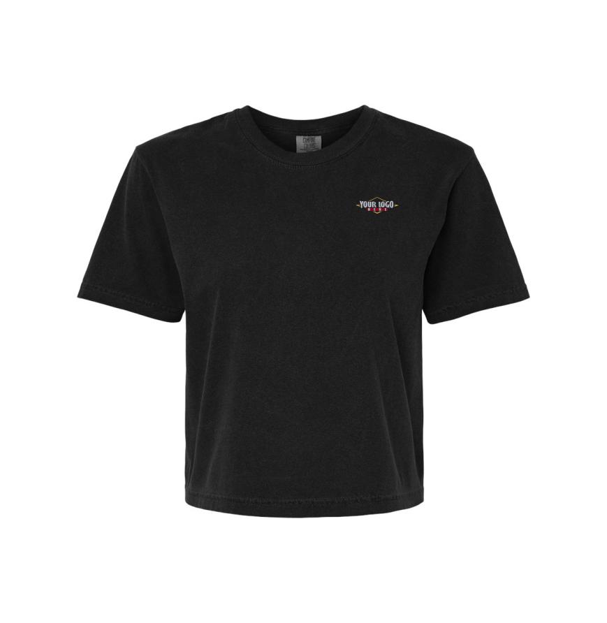 Womens Garment-Dyed Heavyweight Boxy T-Shirt