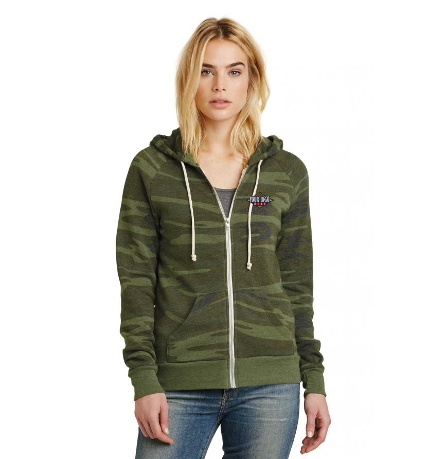 Alternative AA9573 - Alternative Women s Adrian Eco -Fleece Zip Hoodie