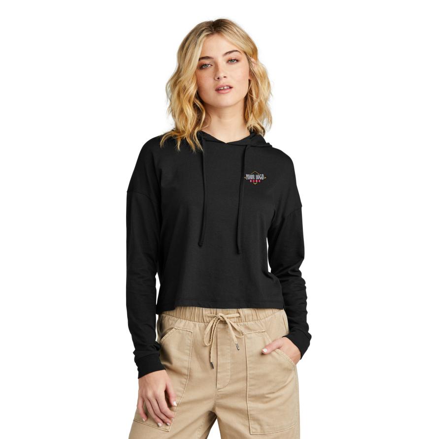 District Threads DT1390L - District Women s Perfect Tri Midi Long Sleeve Hoodie