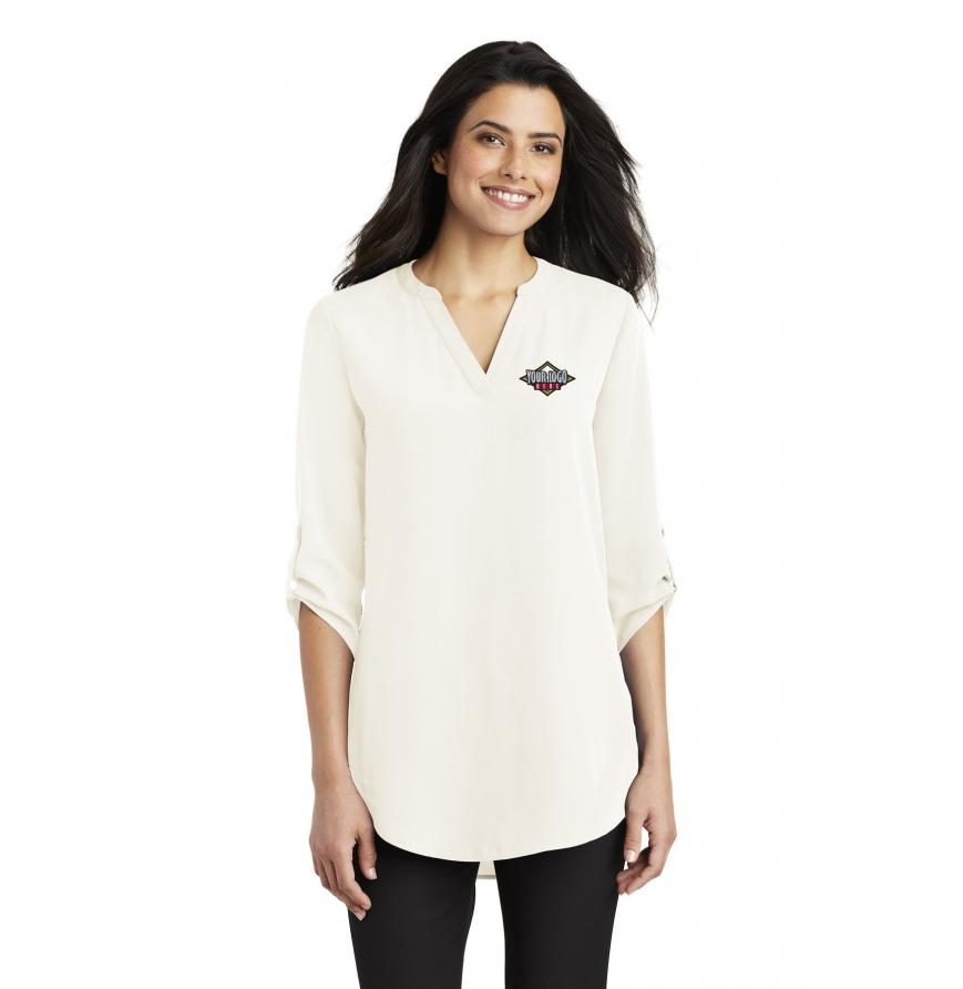 Port Authority Ladies 3/4-Sleeve Tunic Blouse