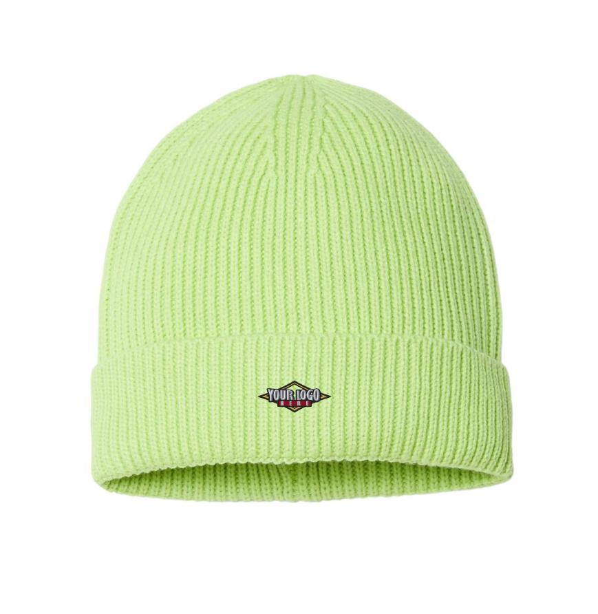 Sustainable Fine Rib Cuffed Beanie
