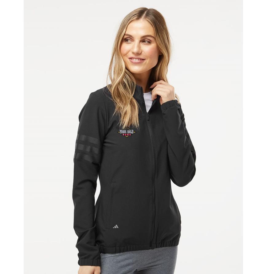 Womens 3-Stripes Full-Zip Jacket