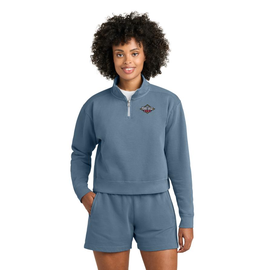 Comfort Colors Women s Mid-Length 14-Zip Sweatshirt