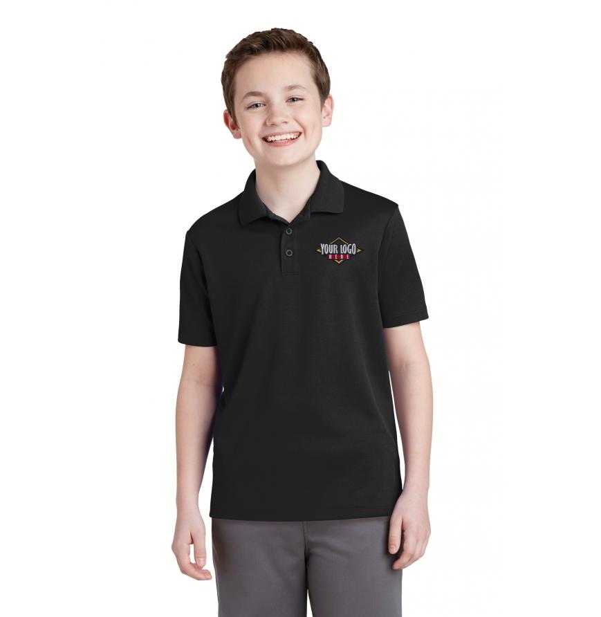 Sport-Tek Youth PosiCharge RacerMesh Polo