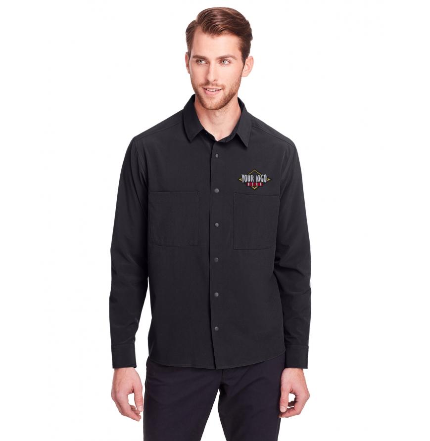 North End NE500 - North End Mens Borough Stretch Performance Shirt