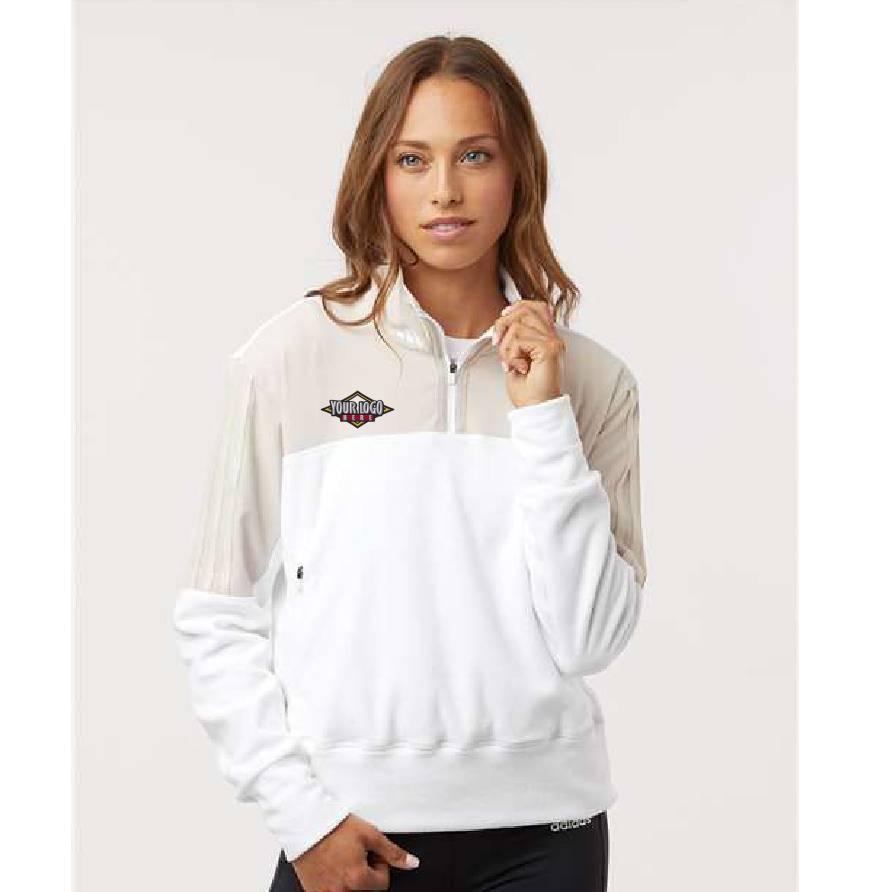 Womens Fleece Quarter-Zip Pullover