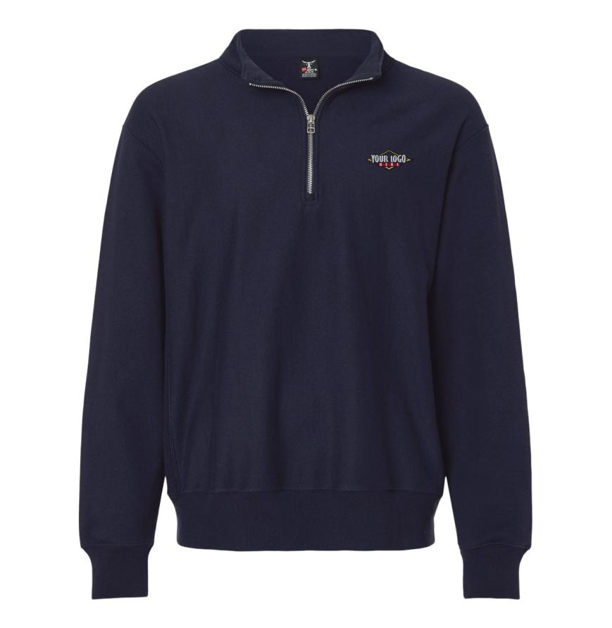 Mens Beefy Sweats Premium Heavyweight Quarter-Zip Sweatshirt