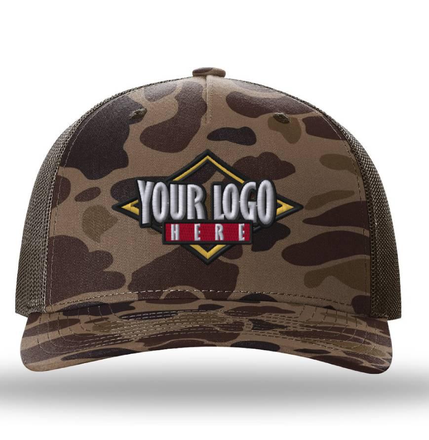 Richardson Printed Five Panel Trucker Cap