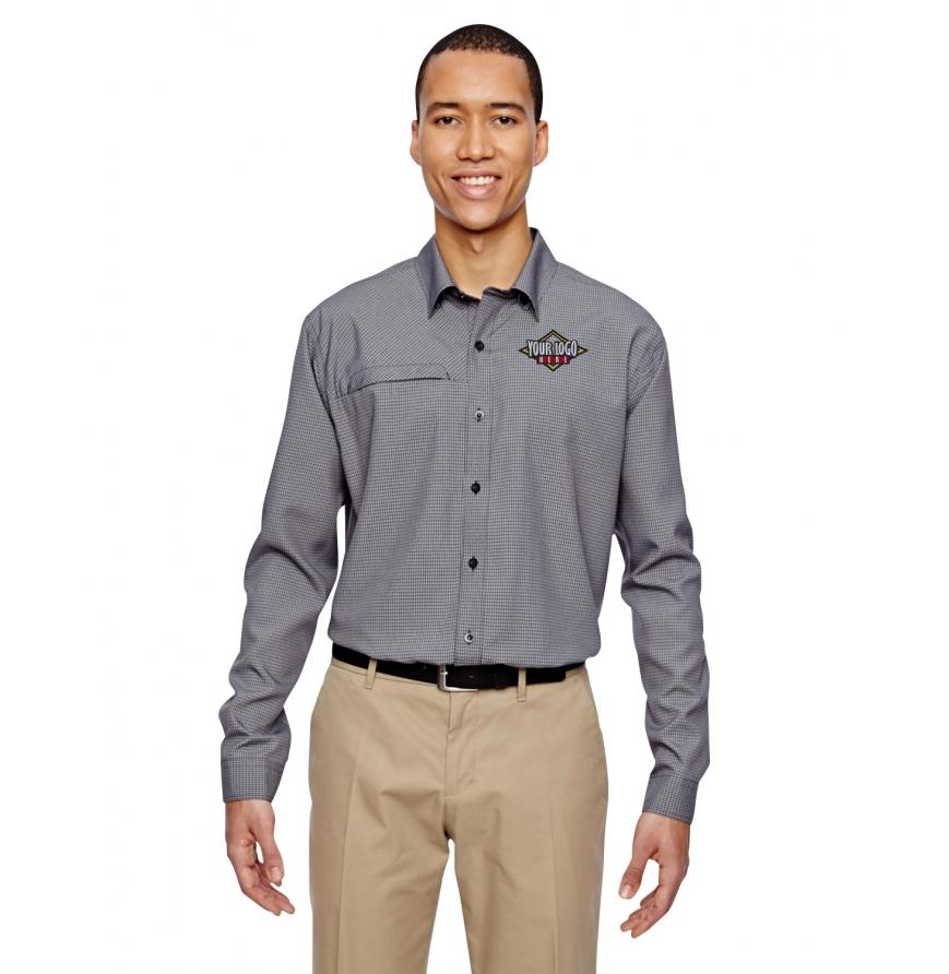 North End 87046 - Mens Excursion FBC Textured Performance Shirt