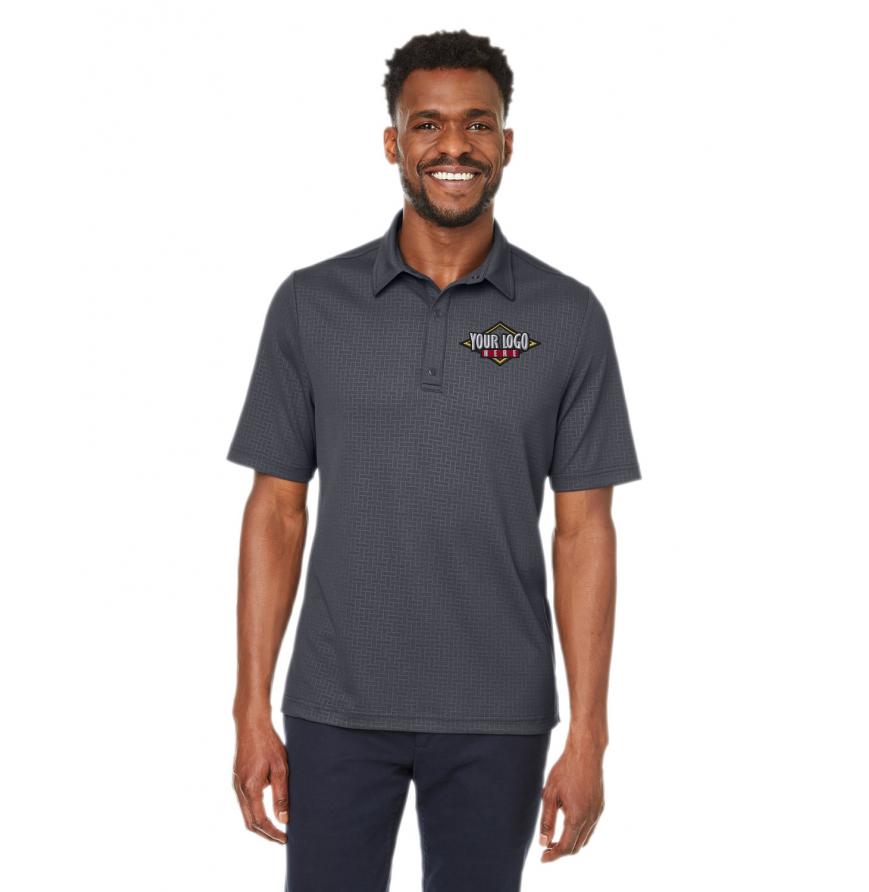 North End NE102 - Mens Replay Recycled Polo