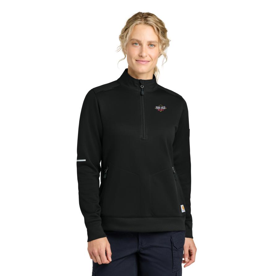 Carhartt Women s FLD  RSCU 12-Zip Mid-Layer