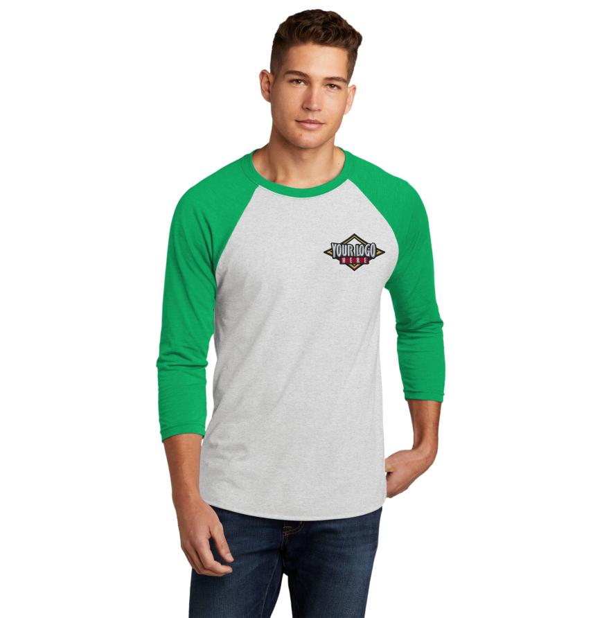 Next Level NL6051 - Next Level Apparel Unisex Tri-Blend 34-Sleeve Raglan Tee