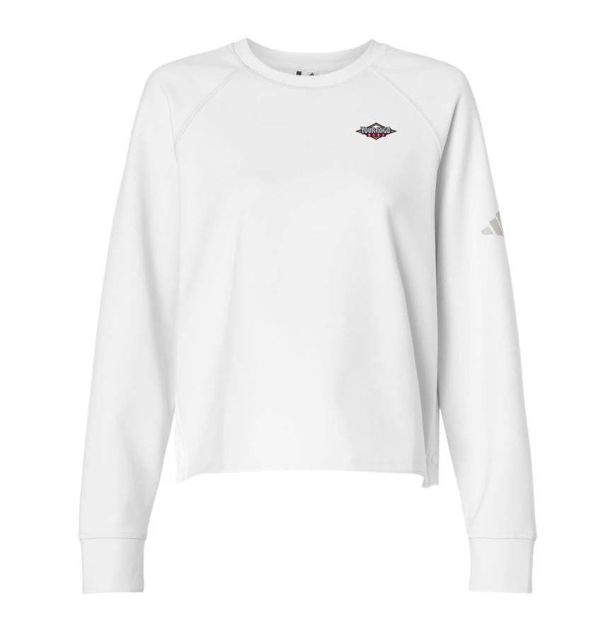 Womens Beyond Side-Snap Crewneck Sweatshirt