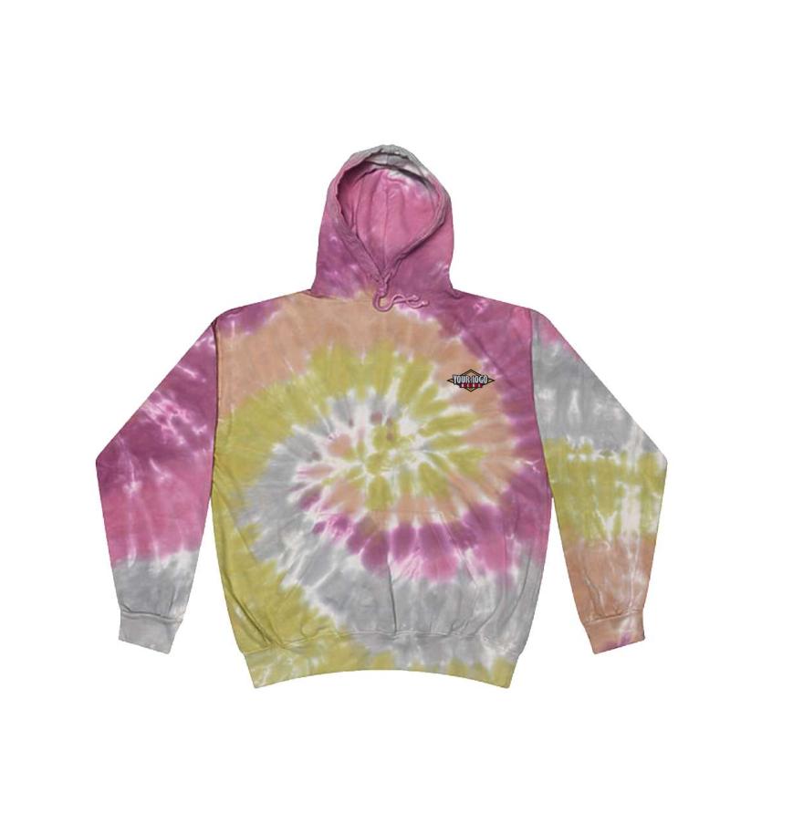Unisex Tie-Dyed Hooded Sweatshirt