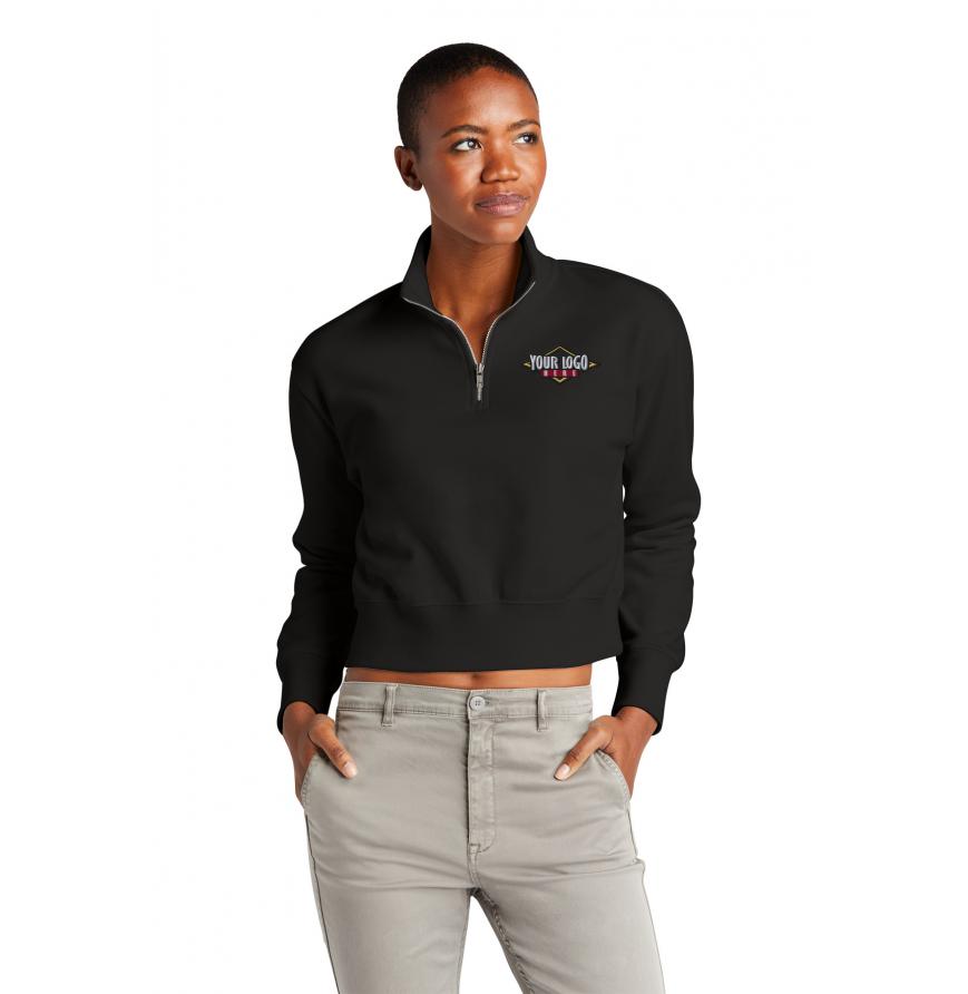 District Threads DT6111 - District Women s VIT Fleece 1/2-Zip