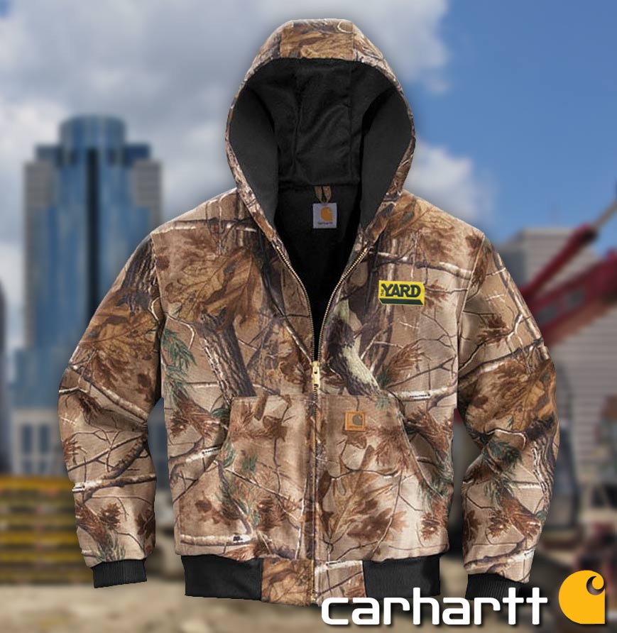 Carhartt J220 camo thermal lined active jacket