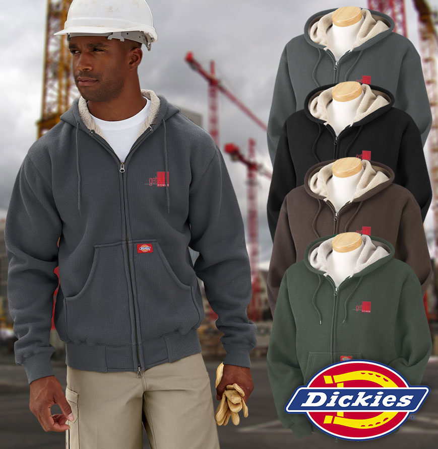 Dickies Bonded Waffle-Knit Hooded Jacket