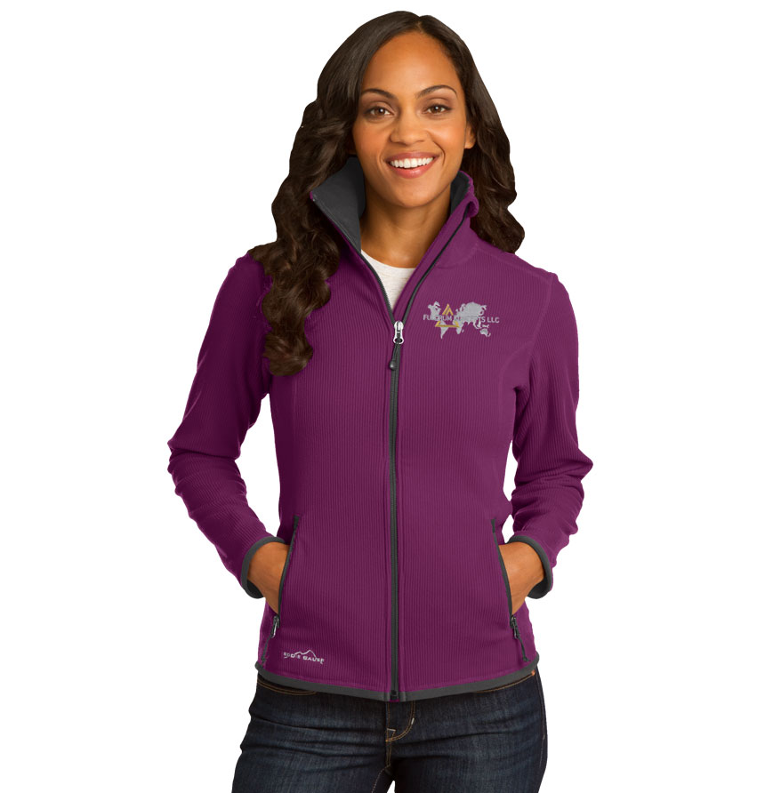 Ladies' Eddie Bauer Full-Zip Vertical Fleece Jacket