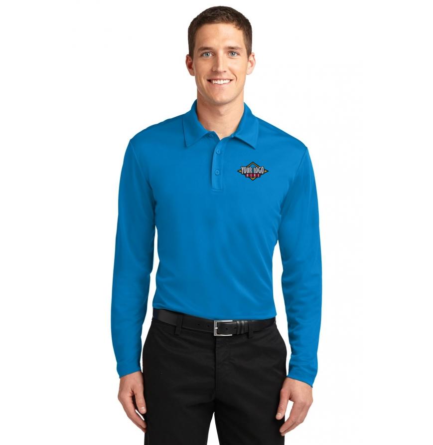 Port Authority Silk Touch Performance Long Sleeve Polo