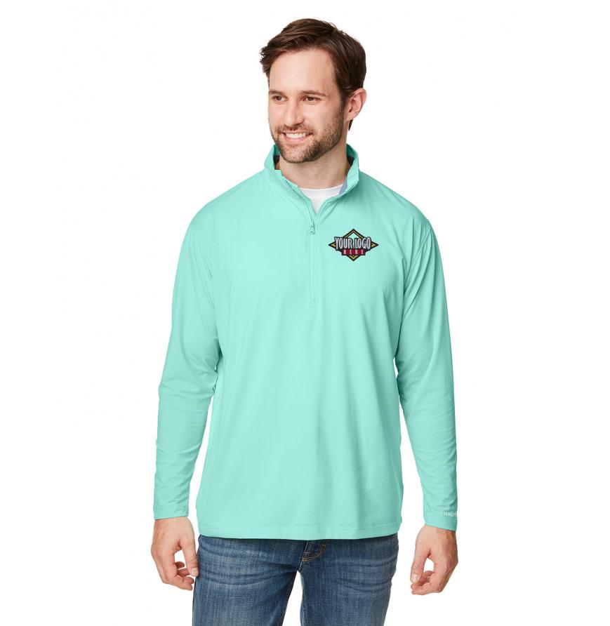 Nautica N17924 - Mens Saltwater Quarter-Zip Pullover