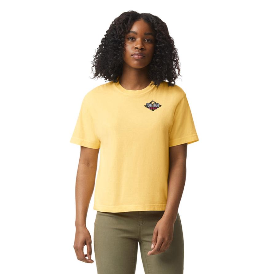 Ladies Heavyweight Middie T-Shirt