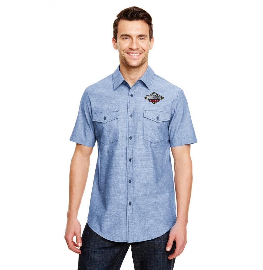 Burnside B9255 - Burnside Mens Chambray Woven Shirt