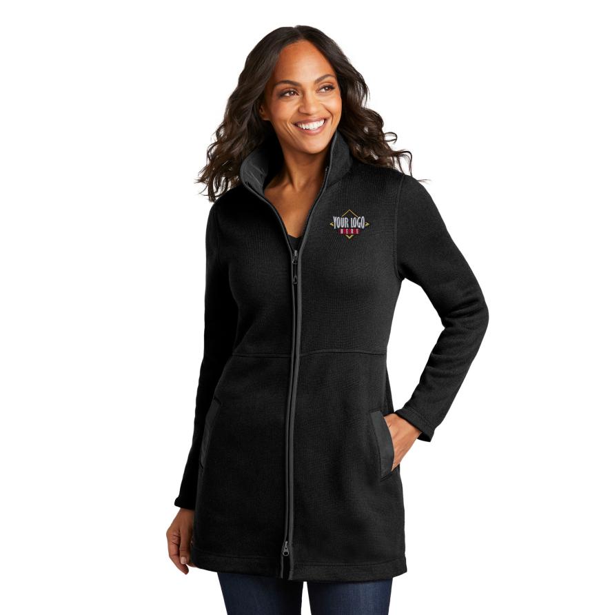 Port Authority Ladies Arc Sweater Fleece Long Jacket
