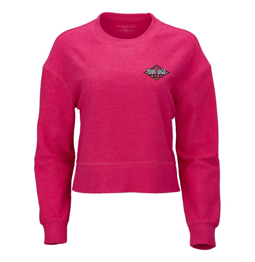 Womens Cropped Boxy Long Sleeve T-Shirt