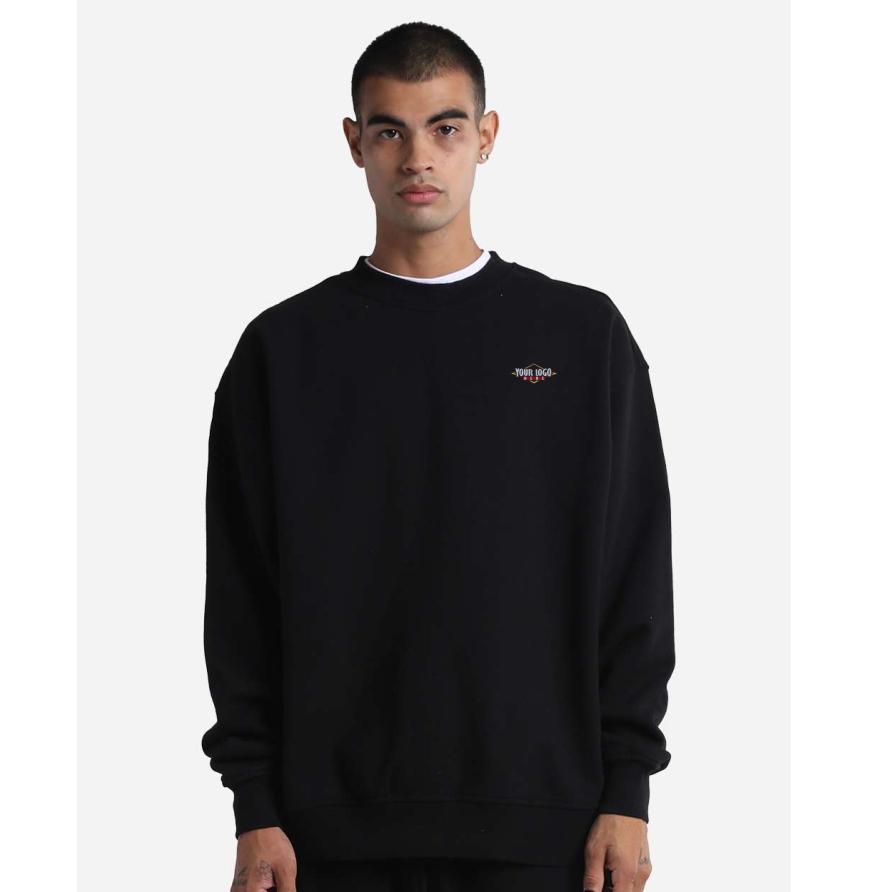 Unisex Max Heavy Fleece Garment-Dyed Crewneck Sweatshirt