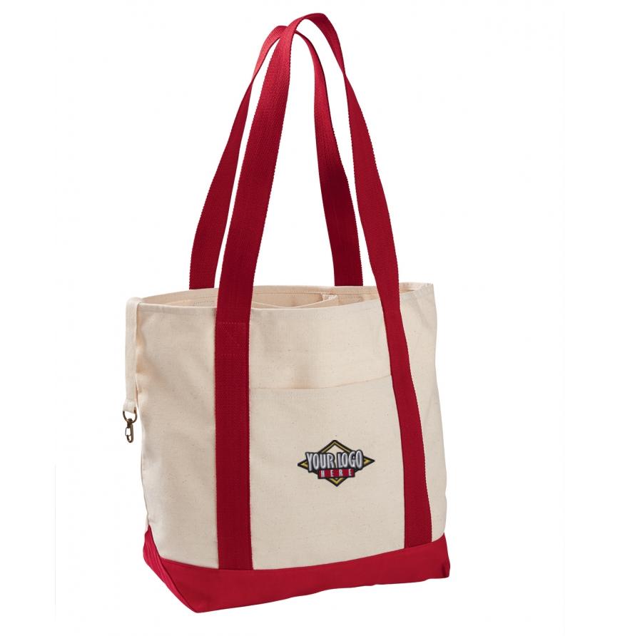 Broder EC8035 - Econscious 12 oz Organic Cotton Canvas Boat Tote Bag