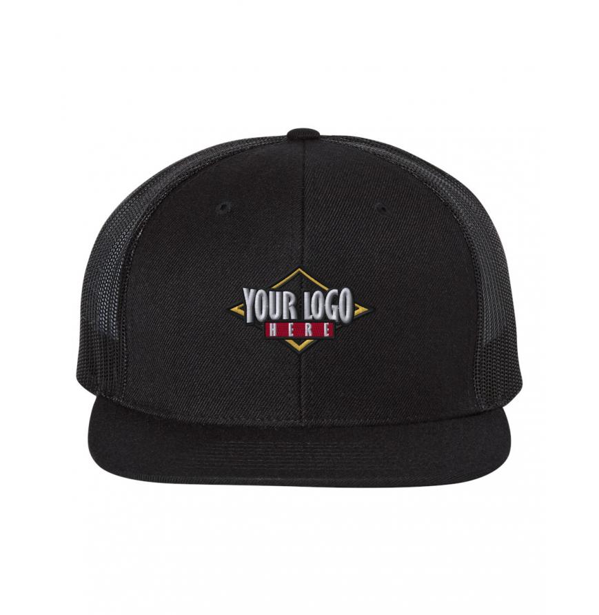 Richardson Wool Blend Flat Bill Trucker Cap - 511