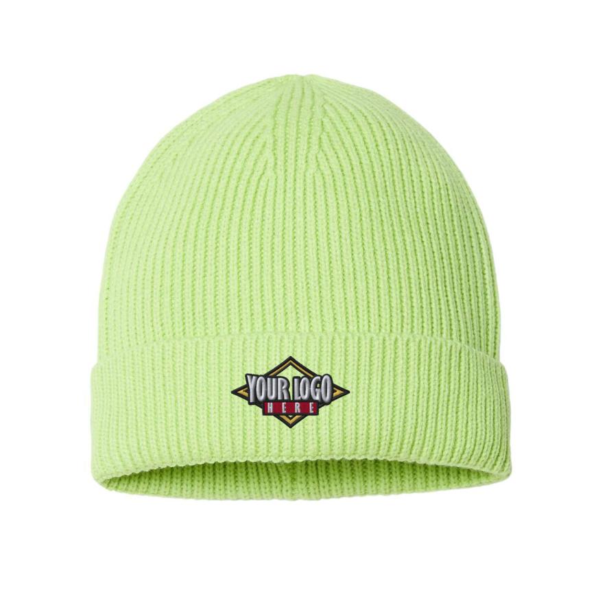 Sustainable Fine Rib Cuffed Beanie
