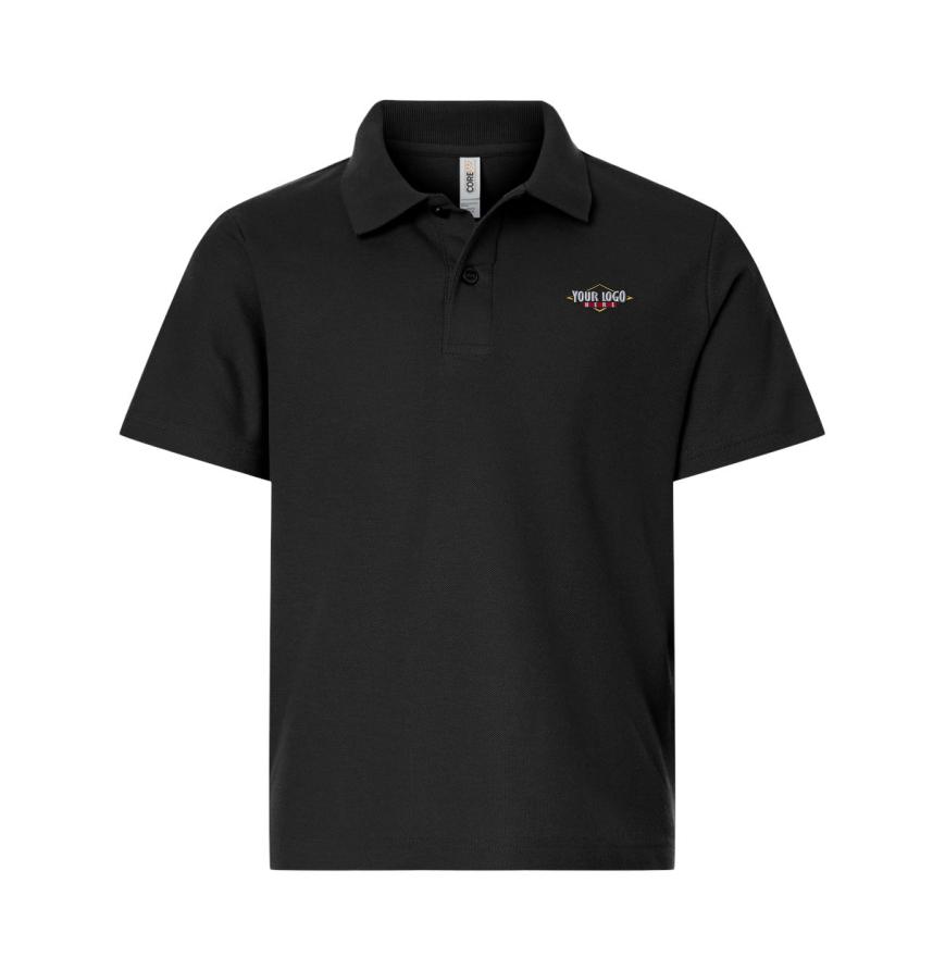 Youth Resolve CVC Performance Pique Polo