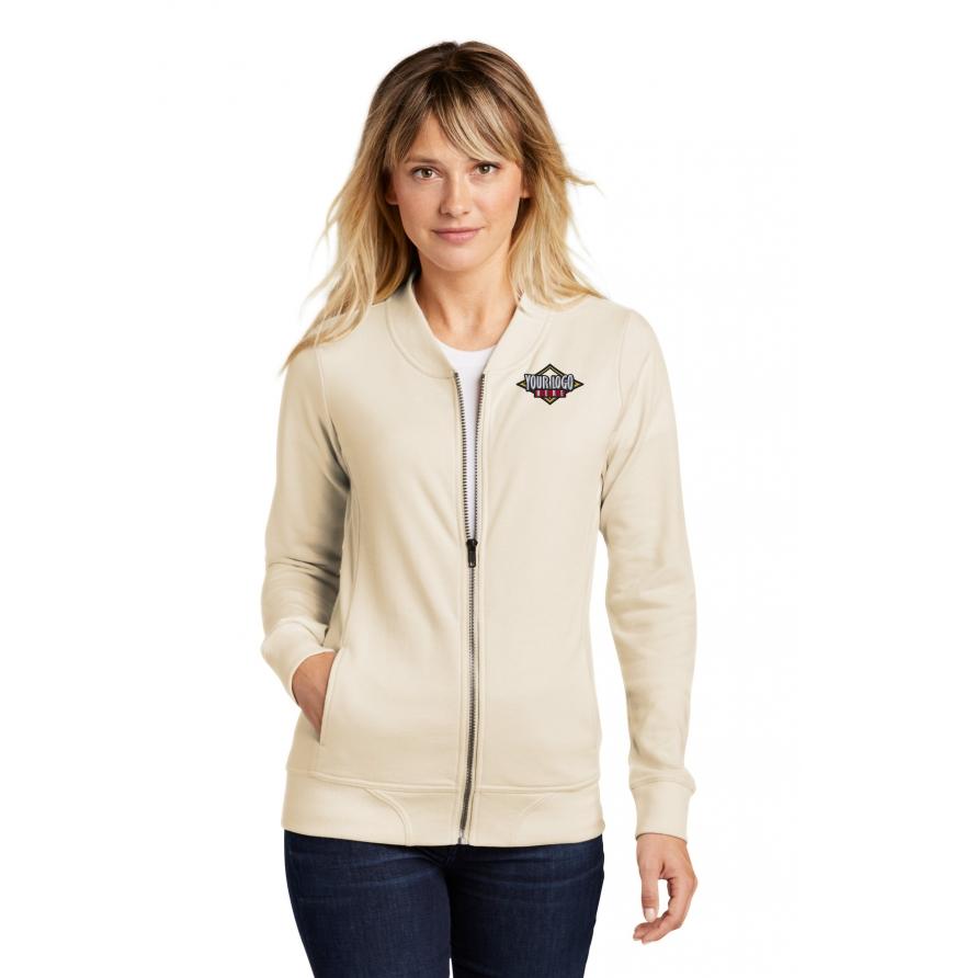 Sport-Tek Ladies Lightweight French Terry Bomber