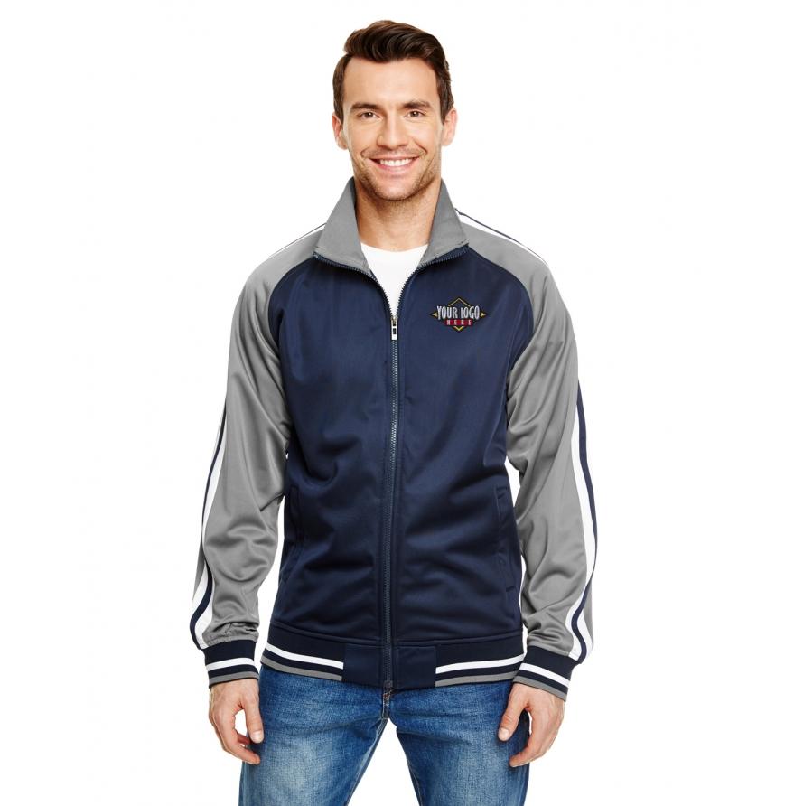 Broder B8653 - Burnside Adult Varsity Track Jacket