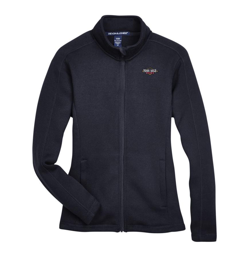 Womens Bristol Full-Zip Sweater Fleece Jacket