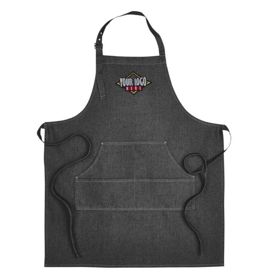 Unisex Jeans Stitch Denim Bib Apron