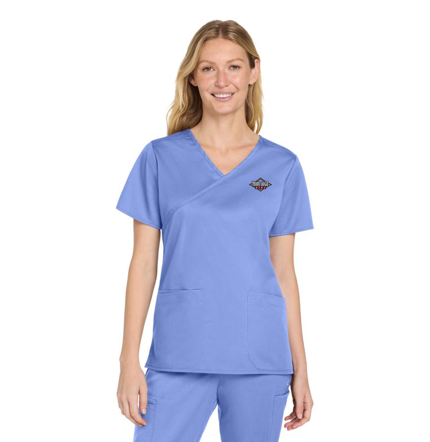 Wink Women s WorkFlex Mock Wrap Top