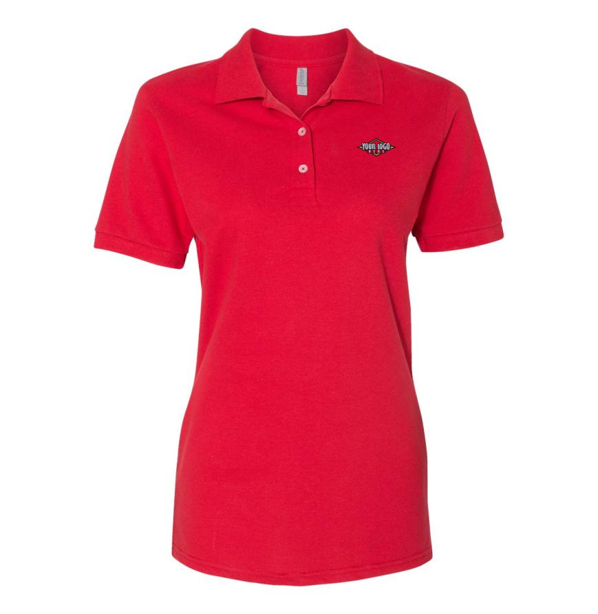 Womens 100 Ring-Spun Cotton Piqu Polo