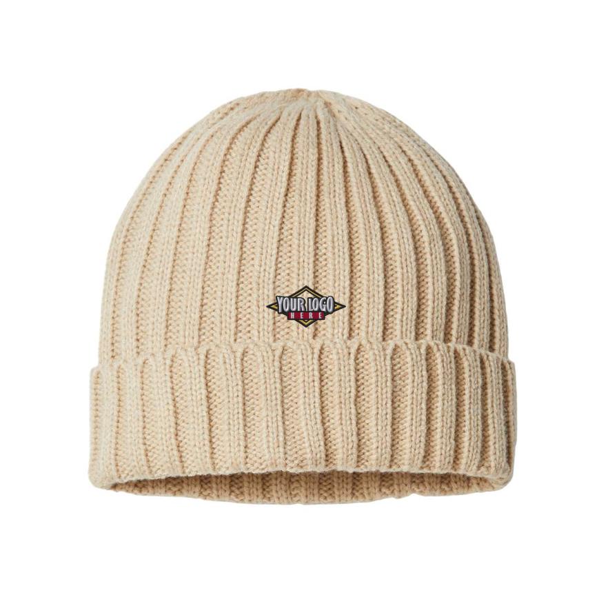 Sustainable Cable Knit Cuffed Beanie