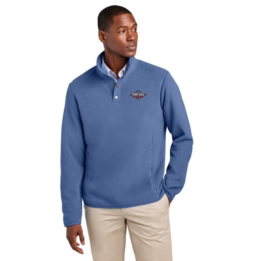 Brooks Brothers Fleece 14-Snap Neck