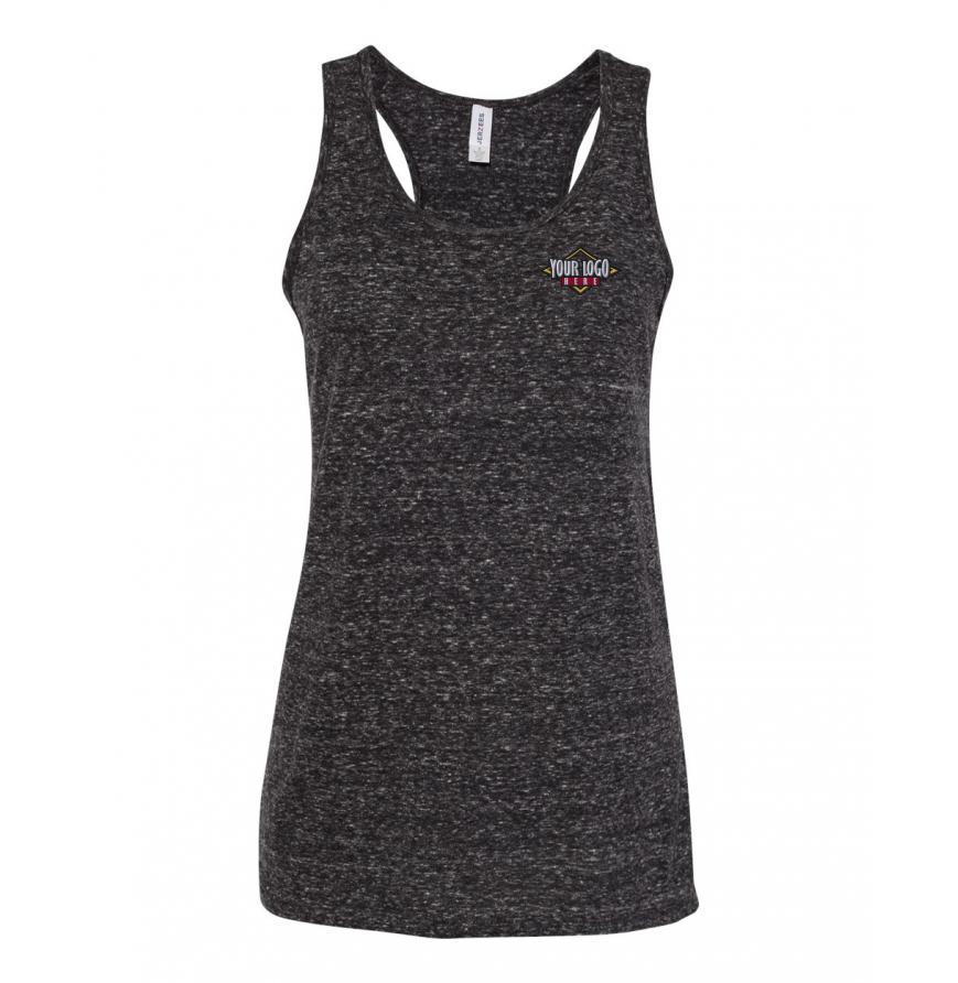 Jerzees Womens Snow Heather Jersey Racerback Tank Top