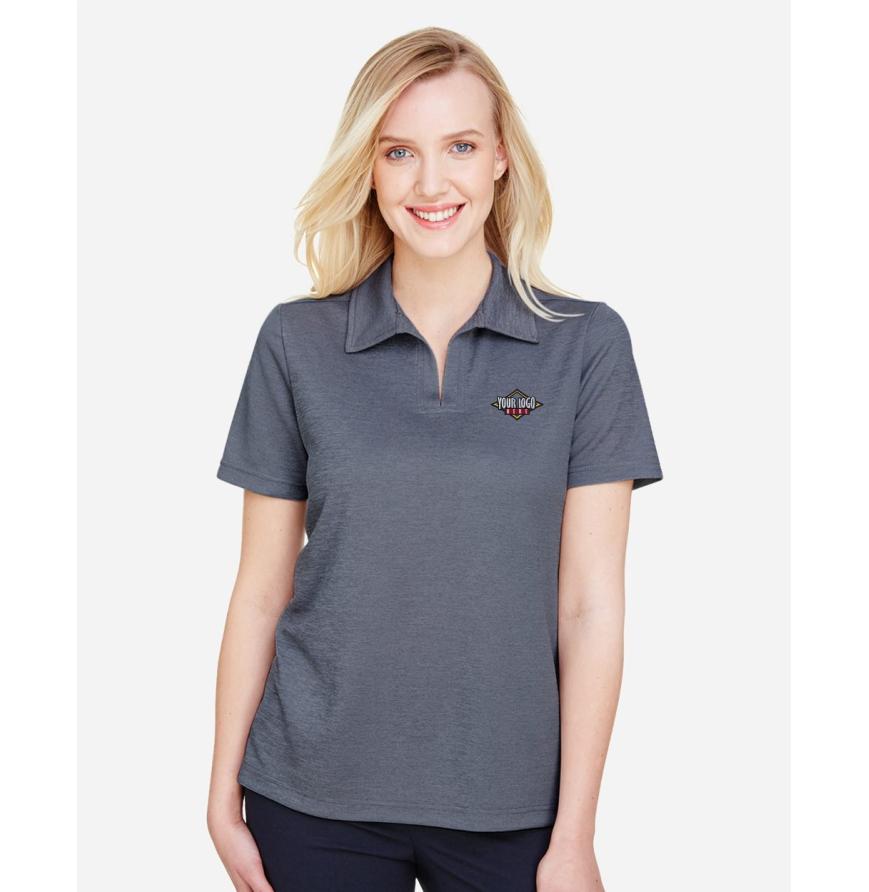 Womens CrownLux PerformanceAddress Melange Polo