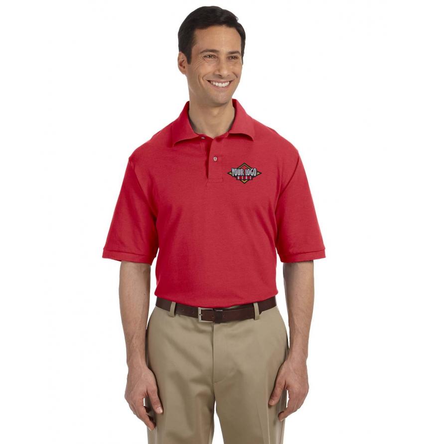 Jerzees 440 - Mens 65 oz Ringspun Cotton Piqu Polo