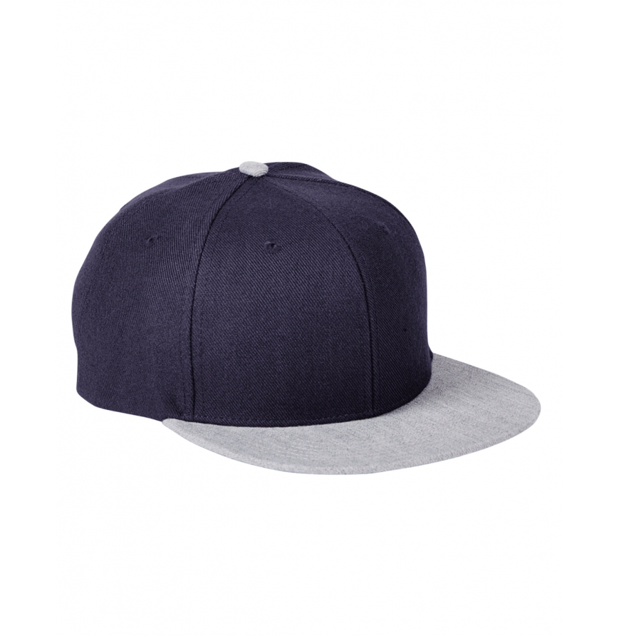 NAVY-HEATHER GRAY