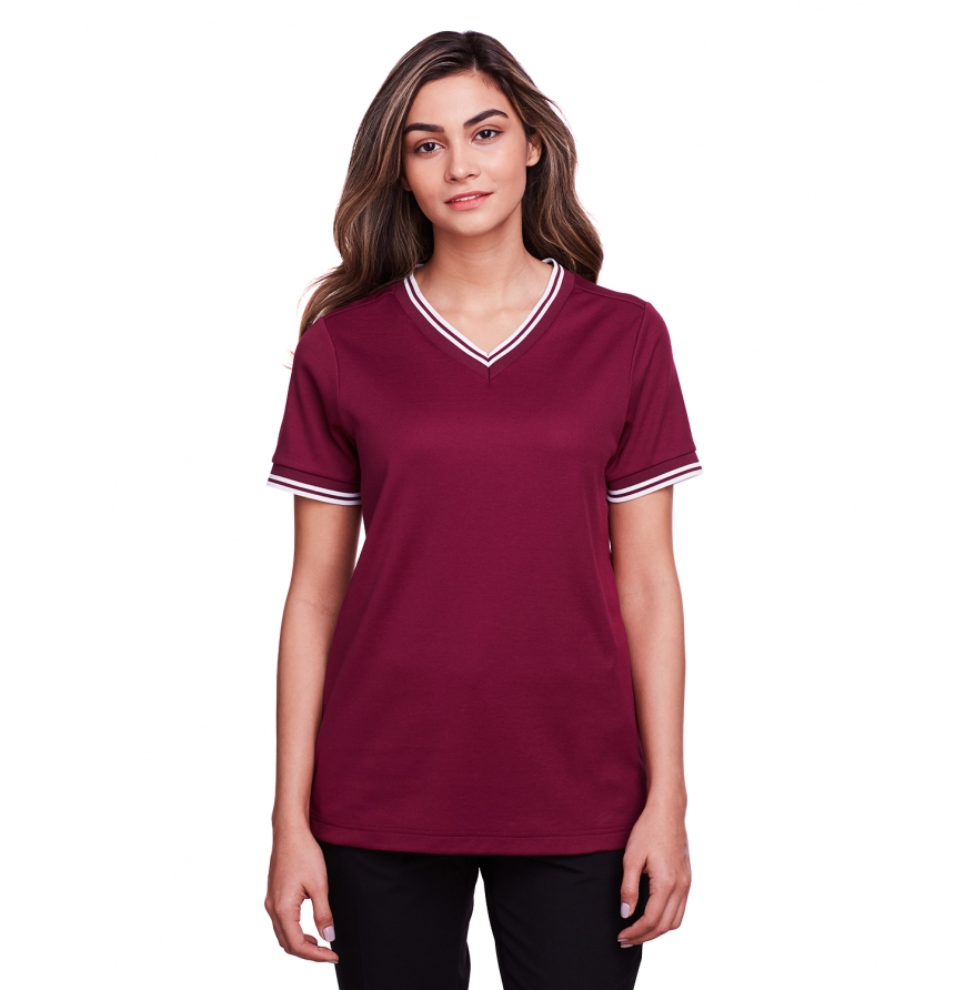 BURGUNDY-WHITE