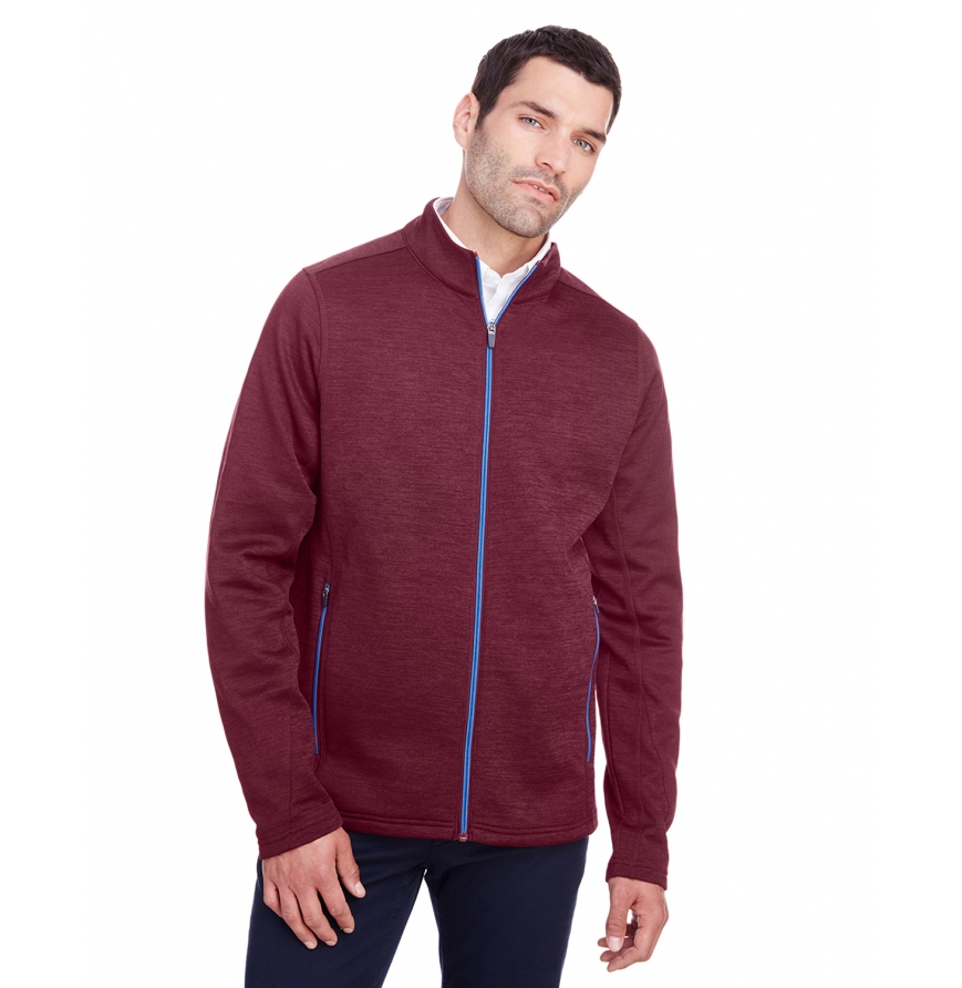 BURGUNDY HEATHER-OLYMPIC BLUE